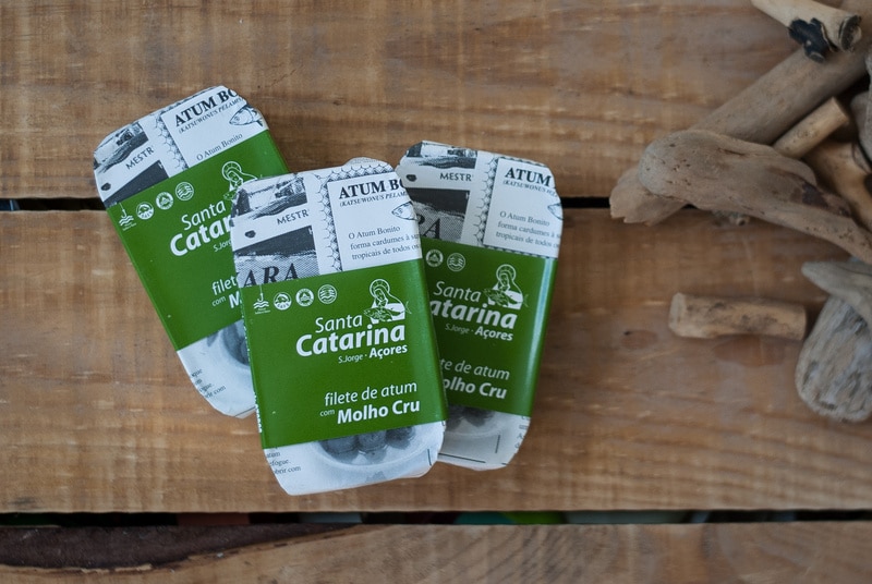 Filetes de atum en molho cru. santa catarina. conservas catrineta